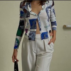 With Jéan Bobbie Shirt in Floral Mimicry